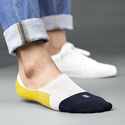 Image of SockSoho Premium Loafer Cotton Socks for MEN - (COLOR: Multicolor | Loafer Length | 7-12 UK Size)