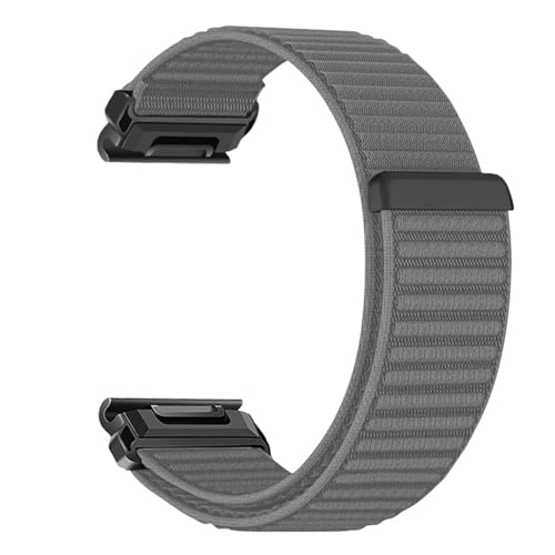 [�����ȓX] �ɓK����Garmin Fenix 8/Fenix 7 X/EpixProTactix 8 Forerunner 965 955 255 265�o���h20 mm 22 mm 26 mm QuickFit�R�^�i�C���������O�o���h(Grey,20m