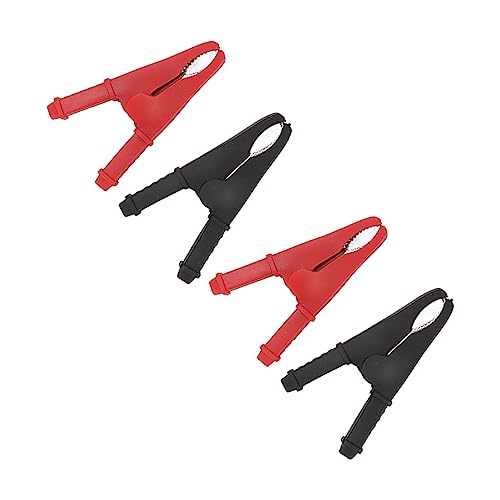4pcs Alligator Clips Good Conductivity Low Resistance Plated Alligator Clips for Car School 1000V