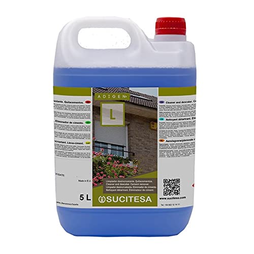 ADIGEN L Limpiador desincrustante especial quita cementos, cal y salitre. En garrafa de 5 litros Cover