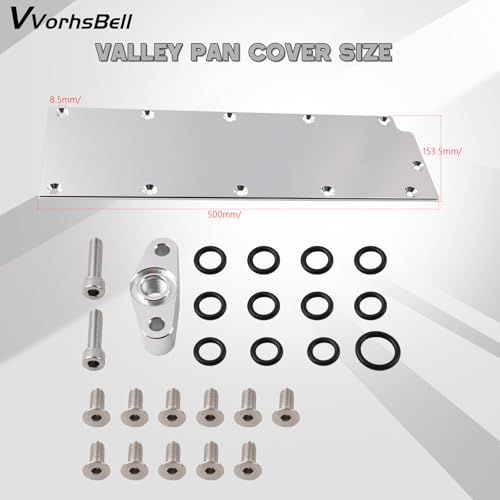 Image of LS Gen 4 Valley Pan Cover Plate Low Profile Carb Lifter Compatible with LSX LS3 DOD Chevy Gen IV 551646