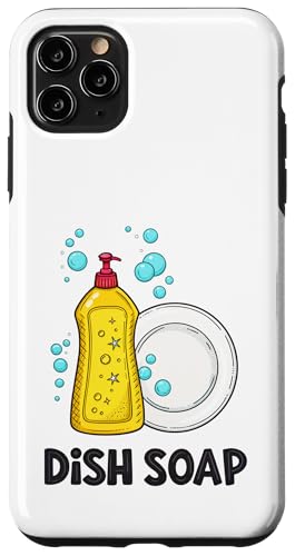 食器用洗剤と泡が特徴の楽しいデザイン スマホケース iPhone 11 Pro Max 用