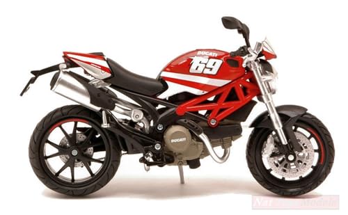 Peso/Weight: 0.6 New-Ray NY57523 Compatibile con Ducati Monster 796 (No.69) 1:12 MODELLINO Die Cast Model
