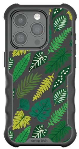 Image of Smartish - Leaf Me Alone - iPhone 15 Pro MagSafe Armor Case - Gripzilla [Rugged & Tough] Heavy Duty Armor Case - Fits iPhone 15 Pro