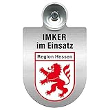 Aluminium-Schild Imker im Einsatz