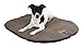 Kerbl Pet Liegekissen Traveller, 85x65cm, taupe, für Reisen, Hundekissen, zusammenrollbar, weiche Liegefläche, mit Hülle