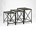 Ashley Furniture Signature Design - Vennilux Nesting End Tables - 3 Piece Table Set - Gray Brown Finish