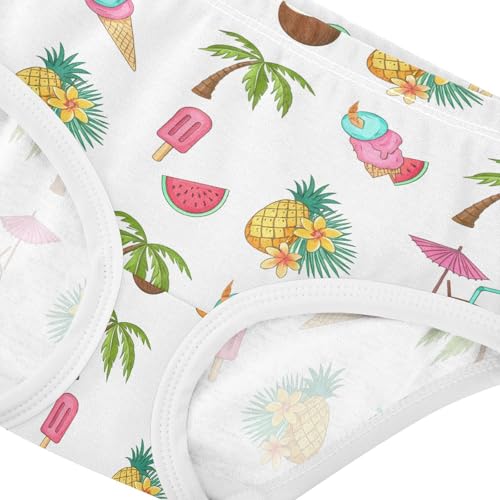 Tropical Palm Trees Popsicles Toddler Girls's Underwear 2T 202c16364