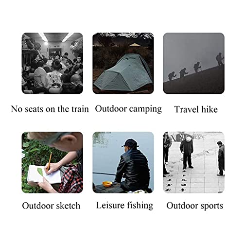 Gfhlp Outdoor Folding Stool, Portable Chair With Backrest, Travel Train Without Seat Artifact, Convenient And Practical #TOP5