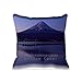 Produktbild fjfjfdjk Custom Modern Home Decorative Pillowcase Fuji Mountain Reflection Pillow Case Cover Two Sides Print Cushion Cover Nap Pillows 18x18inch