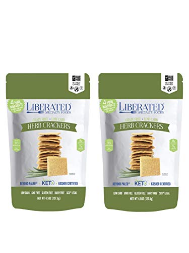 Liberated Herb Crackers, Paleo (Pack of 2)