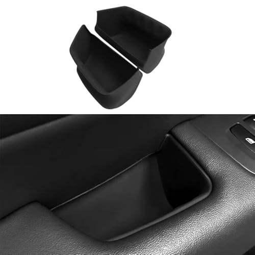 Tapete para porta vasos Volvo XC90 XC60, silicona negra miniatura 1