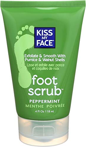 Kiss My Face Luxurious Organic Foot Scrub - Peppermint - 4 oz