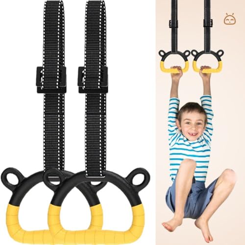 Anillas gimnásticas para niños con correas ajustables miniatura 4