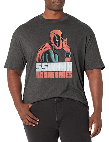 T-Shirt Marvel Homme en coton noir coupe regular imprimé Personne