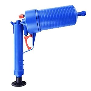 EndyAk hogedrukafvoerblaster: luchtaangedreven plunjerpistool voor verstopte afvoeren in badkamers, keukens en douches