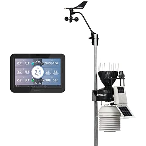 Davis Vantage Pro2 Wireless Weather Station w/WeatherLink Console, 24hr Fan Aspirated Radiation Shield, UV & Solar Sensors Cover