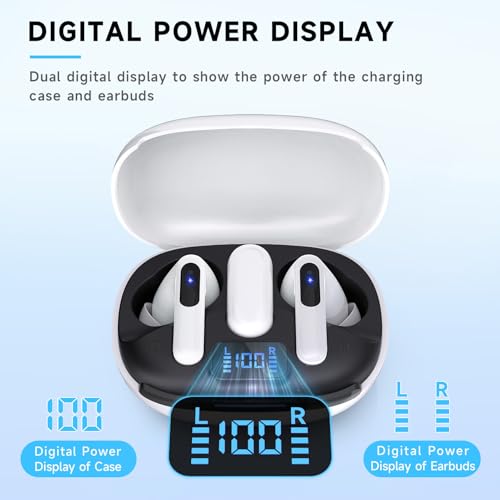 Image of RYR Wireless Gaming Earbuds with Noise Cancelling Mic, 2.4Ghz & Bluetooth