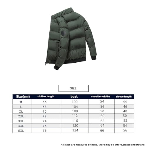 FLOATING Mens Puffer Jackets Monst-er Hunt-er, Transitional Down Jacket, Down Jacket for Hiking Travel, cold(Black,M) - Image 2