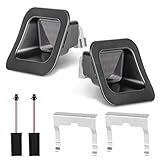 LED License Plate Lights with Metal Retainer Clips for 2003-2018 Dodge Ram 1500 2500 3500 Rear Bumper Tag Lamp 2PCS, 6000K White