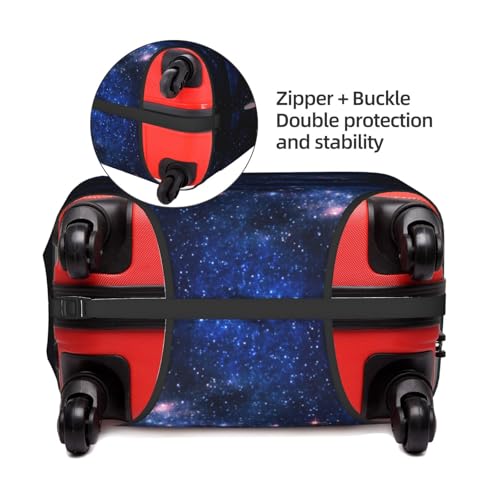 Galaxy Night print Luggage cover, suitcase protector, elasticated protective sleeve, fits 18-32 inch suitcases3