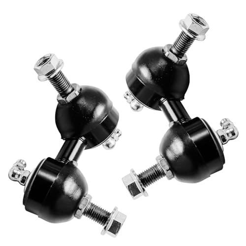 Image of Detroit Axle - 4pc Front End Control Arms Kit for 02-04 Acura RSX, 2 Lower Control Arms 2 Sway Bar Links 2002 2003 2004 Replacement