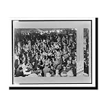 Snapshots of the Past Pres. Taft at baseball game vs. Cubs vs. Giants, Sept. 16, 1909 Antique Wall Art Print | Vintage Photograph Print | Wall Decor Print | 18x24