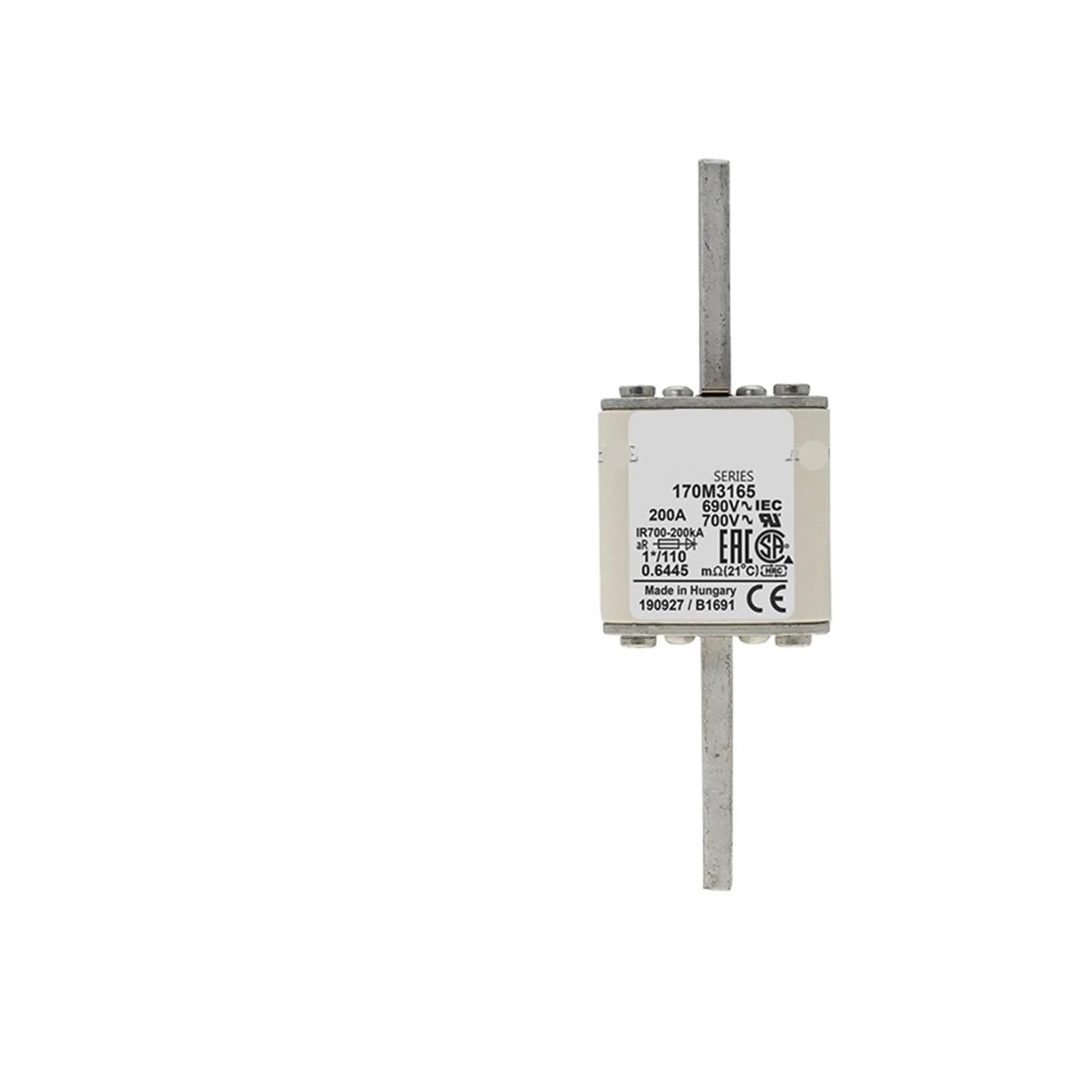Fusible rapide 170M3165 et 170M3164 pour protection de puissance industrielle - 5