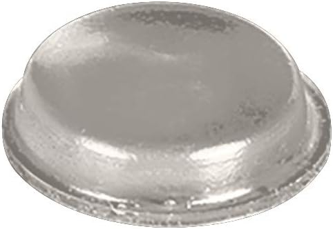 Clear Rubber Desk Bumpers 12.7mm x 3.5mm Cylindrical -1 Strip of 10 Bumpers