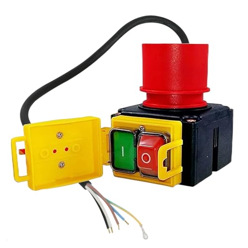 Interruptor de máquina 400V con parada magnética que evita arranques involuntarios