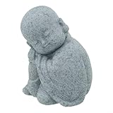 singes voir entendre parler Dimensions : 4 x 5 x 6 cm Petites statues de moine de Bouddha en culture - Décoration charmante mettant en valeur la sagesse de voir, parler, entendre sans mal (B)