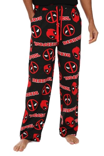 Marvel Mens Deadpool Lounge Pants Cotton Pyjama Bottoms (XX-Large)