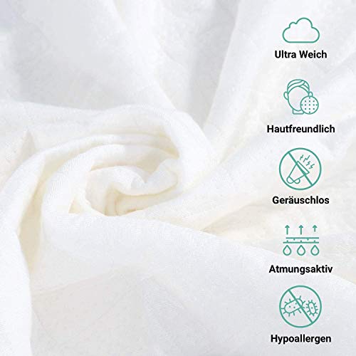 Recci - Coprimaterasso in bambù, per incontinenza