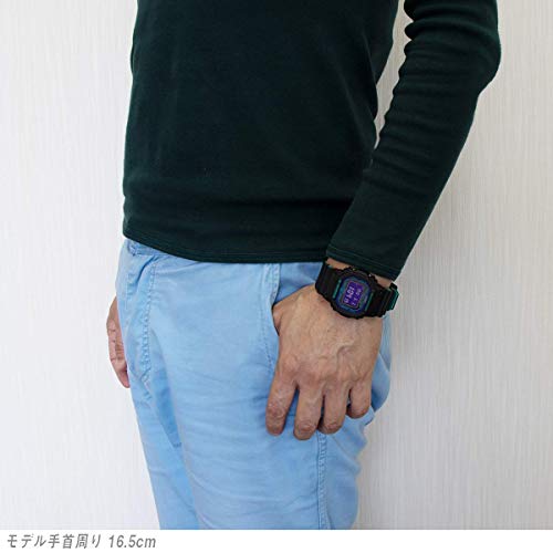 [カシオ]【Bluetooth & 電波ソーラー】G-SHOCK ジーショックカシオ GW-B5600BL-1 タフソーラー マルチバンド6 ブラック ネオンパープル スマホ連動 電波時計 スマートウォッチ ボーイズサイズ メンズ 男性用 ユニセックス スクエア 四角 スピードモデル スマートフォン [並行輸入品]