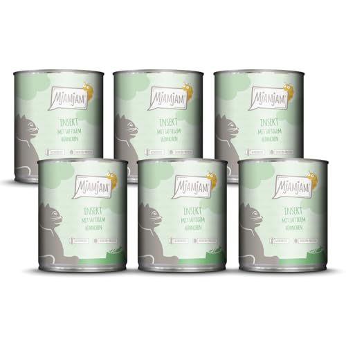 Produktbild von MjAMjAM Cat Insekt mit saftigem Hühnchen - 6 x 800 g