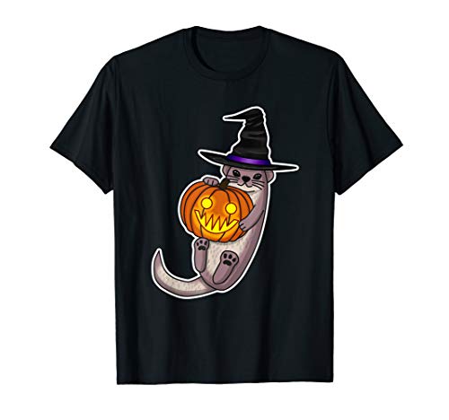 Funny Cute Halloween Otter Lover Gift Otter Love Gifts T-Shirt