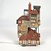 Department 56 Polyresin, Plastic, Stone Powder, Harry Potter Village The Burrow Lit Building, 9.06 Inch, Multicolor