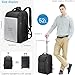 SWICKY RICOOI Rolling Backpack,travel backpack with wheels,Water Resistant carry on luggage with USB C Ports,Anti-Theft,wheeled backpack for travel,Business and Commuting