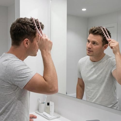 Peine textura para hombre, volumen con dientes anchos miniatura 5