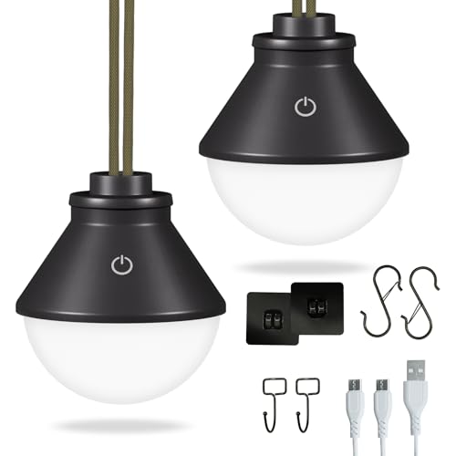 Lanterne de camping LED portables et aimantées pour vos soirées de bivouac et la chasse
