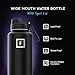 IRON °FLASK Camping & Hiking Hydration Flask with Spout, Wide Mouth Insulated Stainless Steel Sports Water Bottle - 32 oz Day & Night