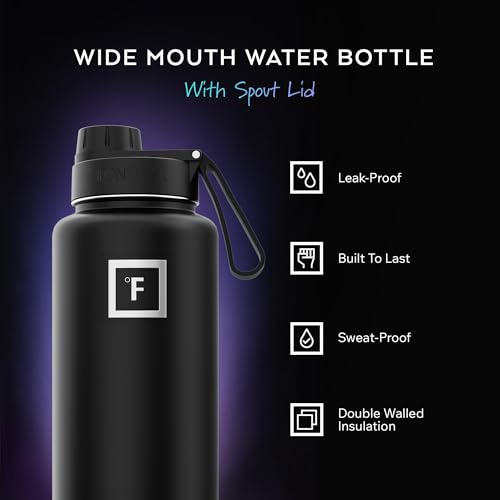 Iron Flask 32oz Aurora Insulated Water Bottle with Triple Lids — view 2