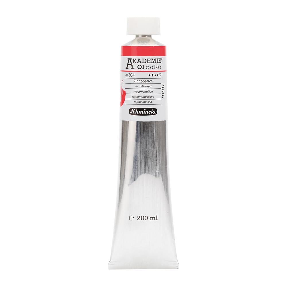 Schmincke Red : Akademie Oil Paint : 200Ml : Vermilion