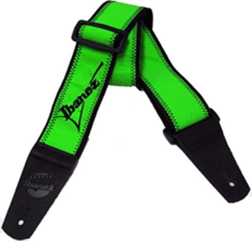 Preisvergleich Produktbild Ibanez Gitarrengurt, limitierte Auflage, Neon, Grün