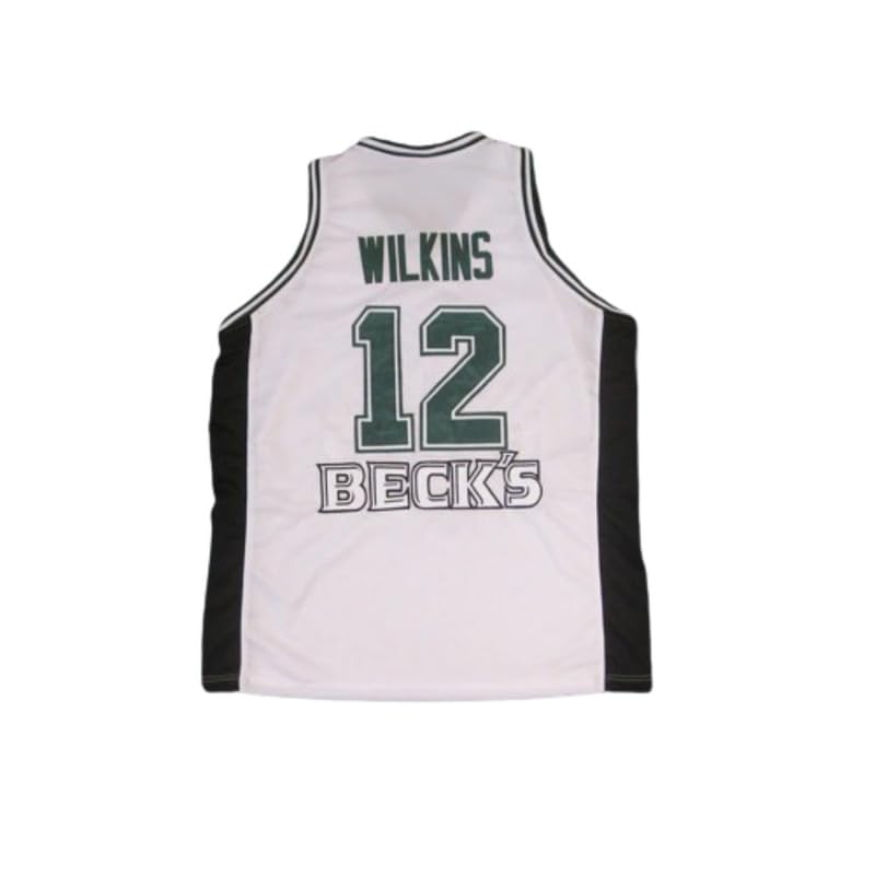Dominique Wilkins 12 Panathinaikos B.C. White Basketball Jersey Sewn Any Name Number
