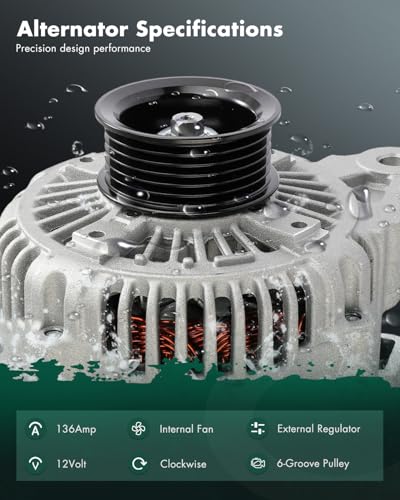 Image of SCITOO 136A New Alternator Fits for Dodge for Dakota 3.7L 4.7L 2007