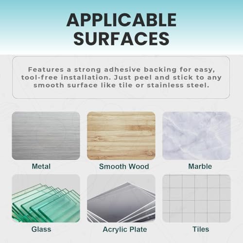 Image of Stainless Steel Adhesive Sponge Holder for Kitchen Sink, Hanging Hooks Without Drilling, Waterproof Caddy Organizer, Rustproof Sponge Rack for Scrubber & Brush, Kitchen Accessories (Pack of 1)