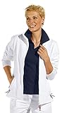 clinicfashion 13014004 Sweat-Jacke für Damen, weiß, Mischgewebe, Größe XL