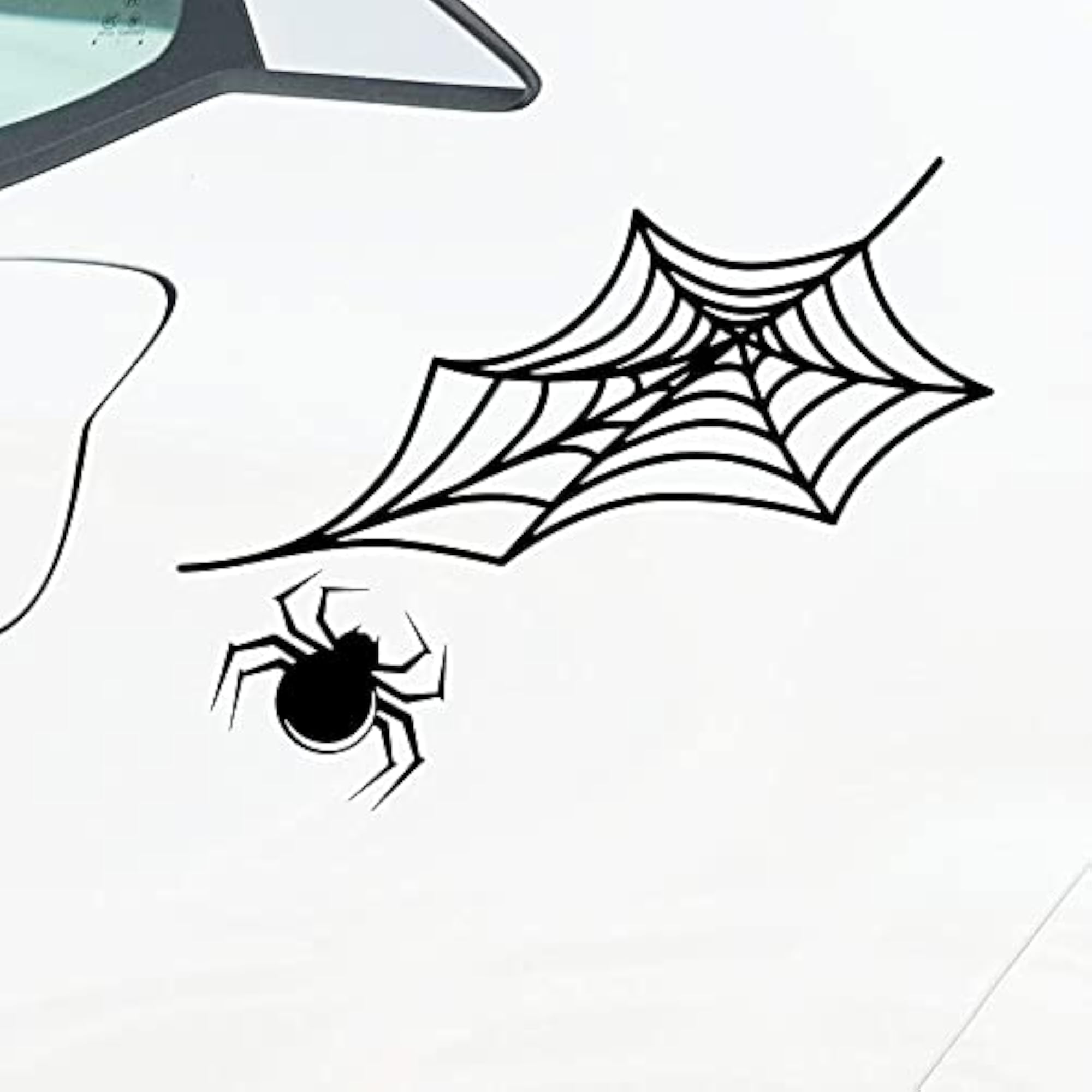 Vinyl Wall Decal Cool Spiderweb Halloween Decoration