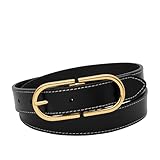 Fossil Women's Double D-Link Black Belt